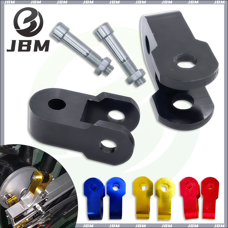 JBM ตัวยกโช๊คหลังคู่ อลูมิเนียมหนา CNC สำหรับ Wave&Dream ทุกรุ่น ยกสูง พร้อมน็อต อุปกรณ์แต่งทนทาน