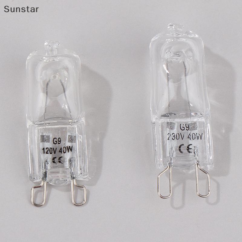 Sunstar Hot 40W G9 เตาอบทนอุณหภูมิสูงหลอดฮาโลเจนสําหรับตู้เย็นเตาอบพัดลม Nice