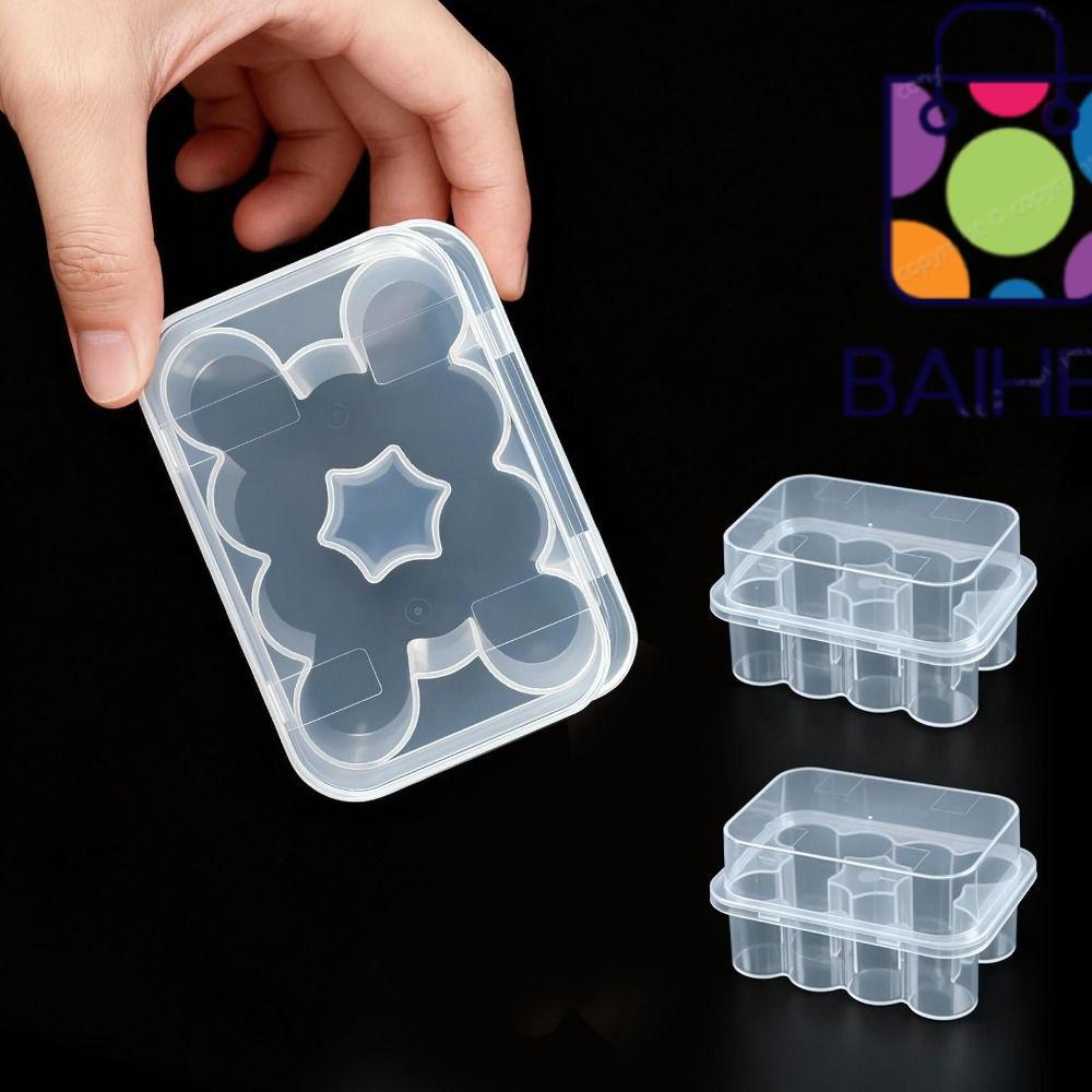 BAIHEE Microtube กล่องเก็บ, พลาสติก Stackable Vial Storage , 3/5/7/10mL 2/10/24-สล็อตตู้แช่แข็งกล่องหลอดตู้เย็น Organizer