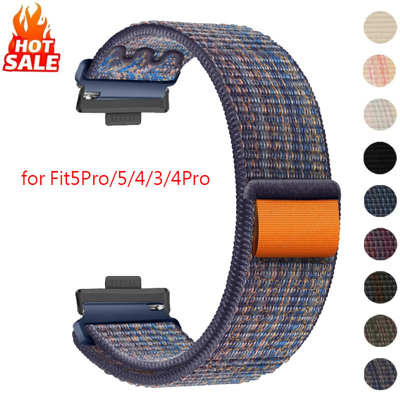 Loop สายไนลอน สายนาฬิกา สําหรับ Huawei Watch Fit 5 Pro/Fit 5/Fit 4/Fit 4 Pro/Fit 3/2/1 สําหรับชาย
