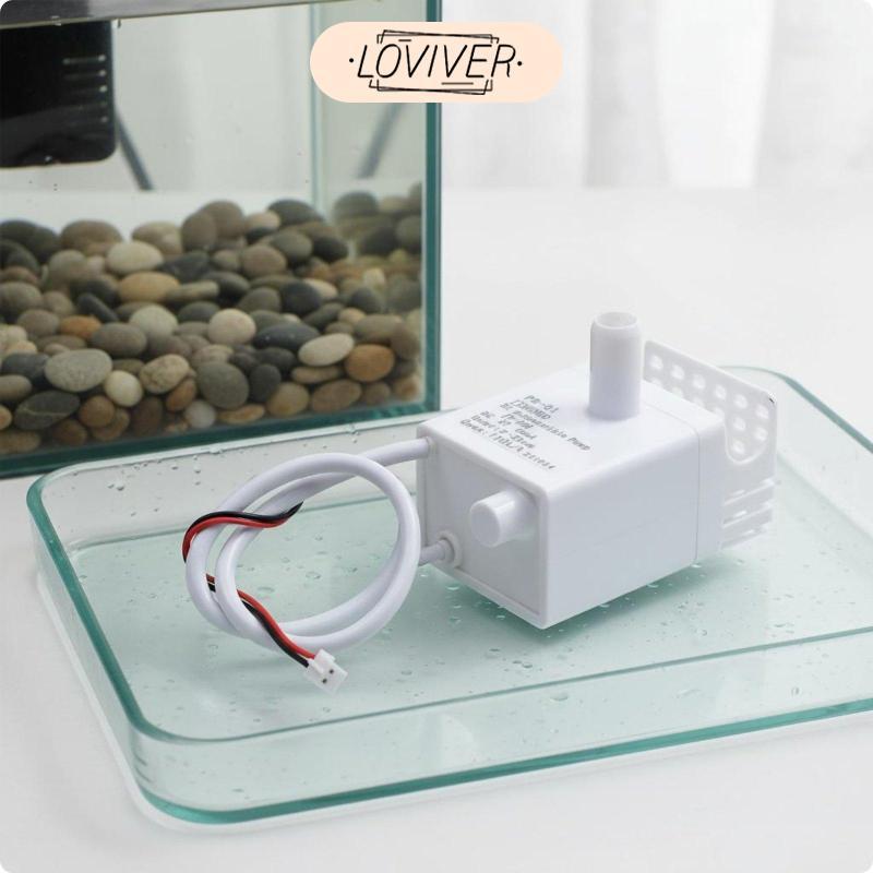 แบบพกพา Submersible Circulation P USB Mini ปั๊มน้ําสําหรับ Aquarium Pond ถังปลากลางแจ้งคุณสมบัติ