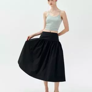 💃🌿White Whisper Skirt แบรนด์GHAOHES ทรงพลิ้วสวย+ตัดตัวประณีต ใส่ออกงานดูหรูหรา สาวออฟฟิศ ตัวเด็ดประจำร้าน