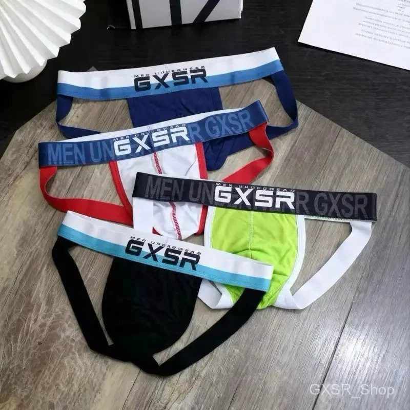 Add Add กางเกงในชาย Jocks ผ้าผ้ายนุ่ม ใส่สบาย ระบายอากาศดี กางเกงในผู้ชายทรงสปอร์ตกระชับพอดีตัว หลายสี