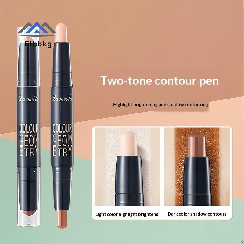 EIbbkg 2in1 Double-ended คอนซีลเลอร์ Sti High Coverage กันน้ําสําหรับแต่งหน้าใบหน้าน้ําหนักเบายาวนาน