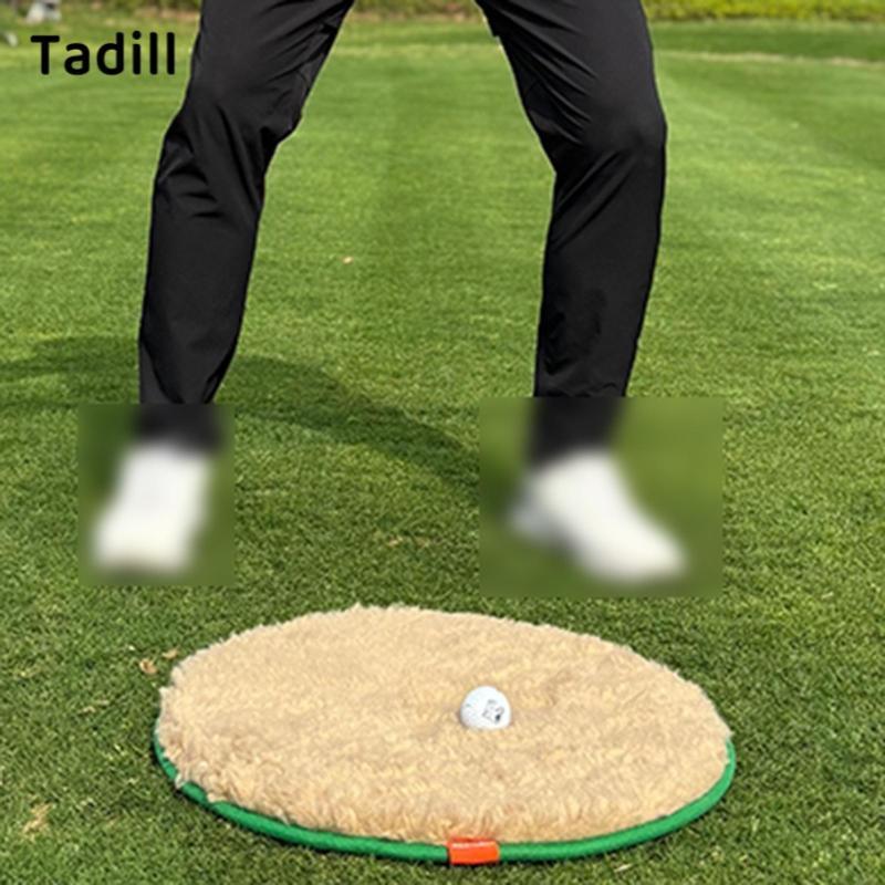 Tadill Golf Chipping Skills Training Mat พรีเมี่ยม Bunker Practice Mat พร้อมลูกบอลสําหรับ Backyard Garage — صورة 7