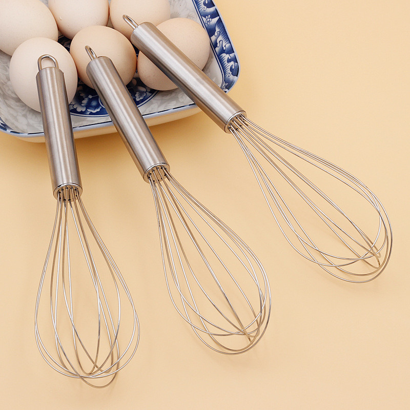 สแตนเลสปัดคู่มือครัวเบเกอรี่มือถือปัดไข่ขาวครีมผสมครัวเรือนนมชาเครื่องมือ 8ขวาน1