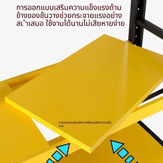Shelf ชั้นวางของ ขนาด 200*60*200 ชั้นเหล็ก ชั้้นเก็บสินค้า โกดังคลังสินค้า รับน้ำหนัก 150-600กก/ชั้น