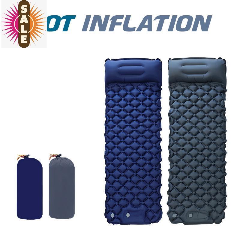 Ap ที่นอนกลางแจ้ง Ultralight Sleeping Pad ในตัว Inflator ปั๊มกันน้ํา Air Bed สําหรับเต็นท์เดินป่า Ca