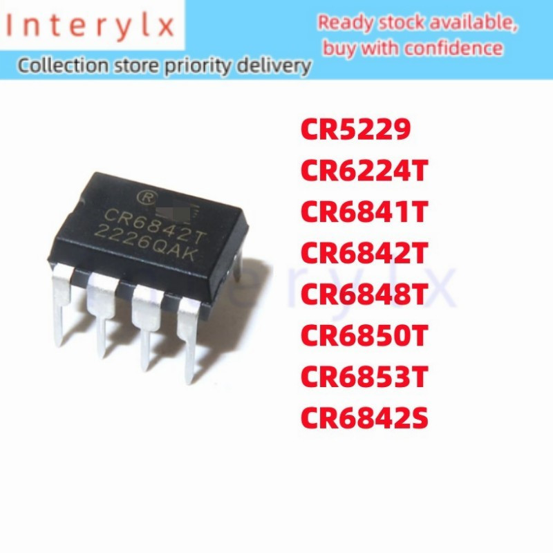 5PCS CR5229 CR6224 CR6224T CR6841 CR6841T CR6842 CR6842T CR6848 CR6848T CR6850 CR6850T CR6853T CR684