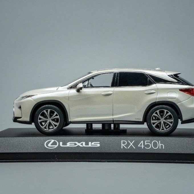 1 43 Jingshang LEXUS RX450h LEXUS ลักษณะเป็นภาพหายาก Pearl White Default ผื่นเล็กน้อยจัดส่งฟรี
