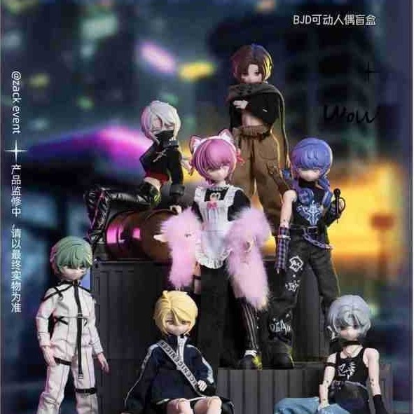 [สินค้าของแท้!จัดส่งภายใน 24 ชั่วโมง] zack zack Event Series 8 คะแนน bjd Action Figure ตุ๊กตาอินเทรน