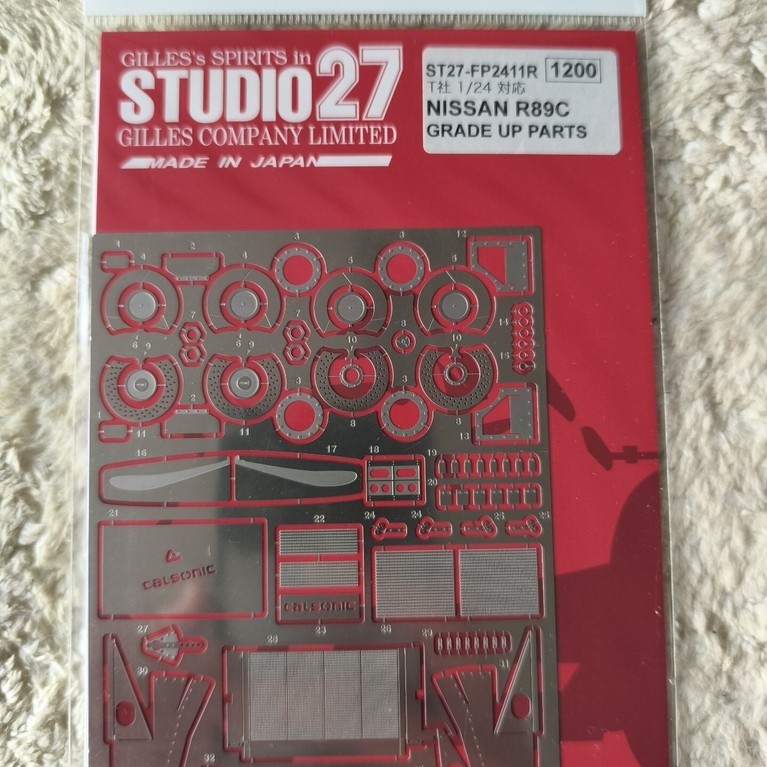 Studio27 Nissan Nissan R89C Etching Sheet with Tamiya 24093 1/24 ST27-FP2411R จัดส่งฟรี