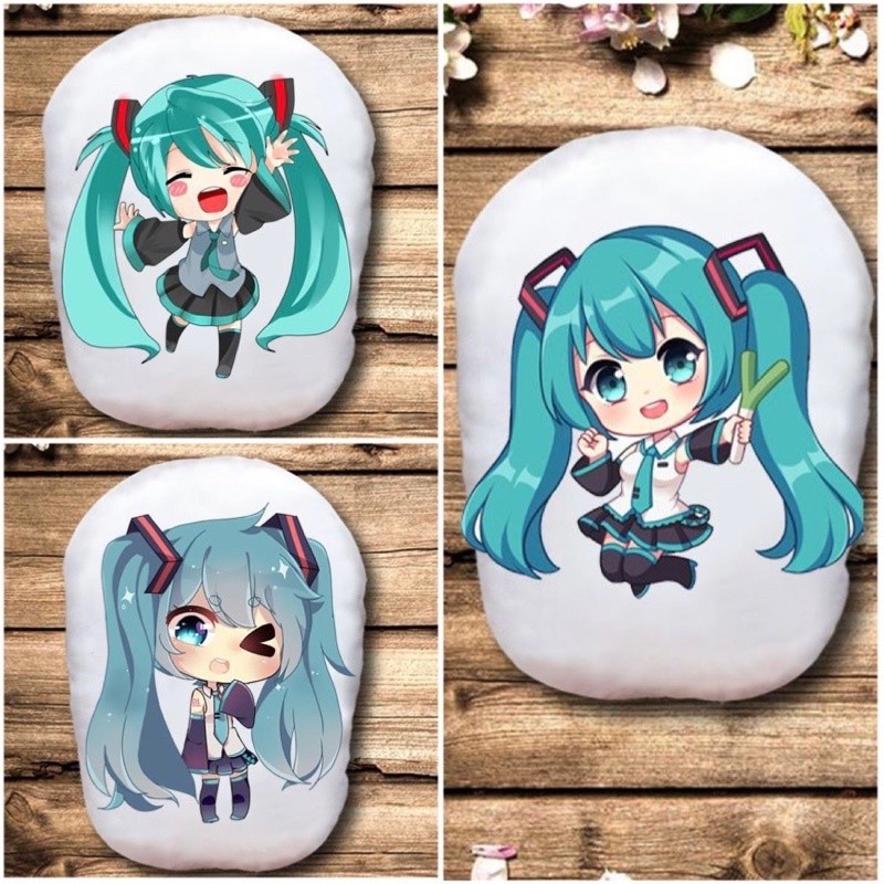 ตุ๊กตาหมี Hatsune Miku สองด้าน/ Miku Volkaloid Hatsune Miku หมอน