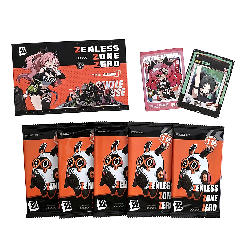Zenless Zone Zero ใหม่ Eridu Series 6388mm Trading Card Blind Bag,หนา Cardstock พร้อมฟอยล์สีทองและนูนบรรเทา,อะนิเมะเกมสะสม OT4U AN7B