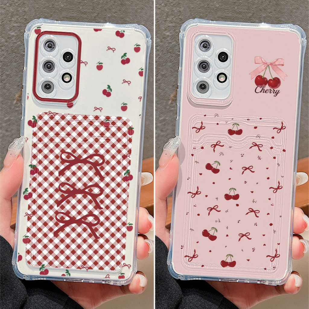เคสโทรศัพท์พร้อมช่องใส่การ์ด Samsung A57 A17 A35 A04S A13 A05S A06 A12 A14 A15 A16 A55 A22S A23 A25 A34 A52S A53 A54 A71