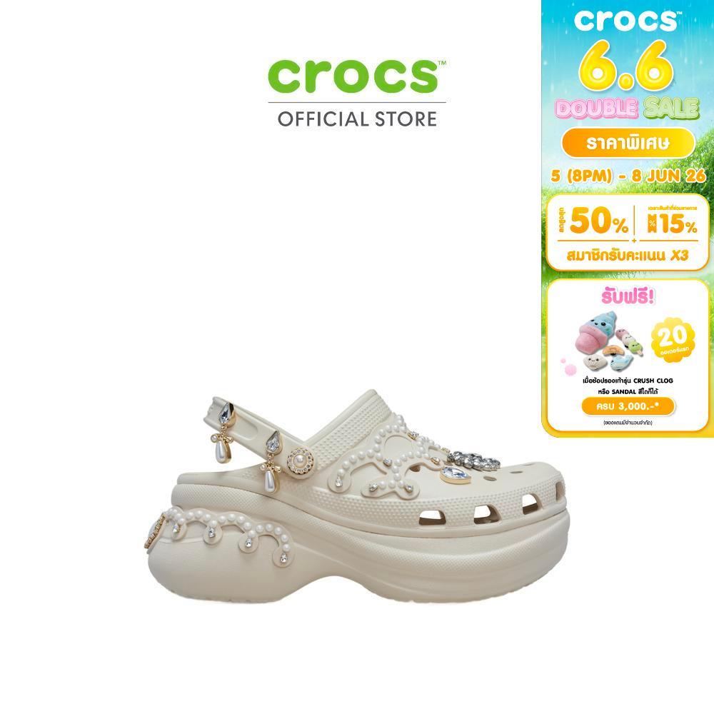 CROCS รองเท้าลำลองผู้หญิง BAE PINNACLE EMBELLISHED CLOG รุ่น 213424-2MC - FRAPPE
