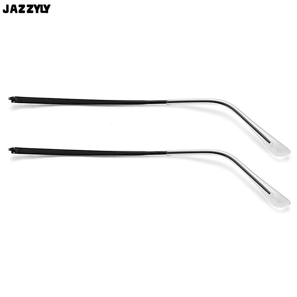 จัดส่งรวดเร็วJAZZYLYแว่นตาแขน,โปร่งใสเท้าโลหะเปลี่ยนขา,คุณภาพสูงAnti-Slipซ่อมเครื่องมือปรากฏการณ์กรอบแว่นตา