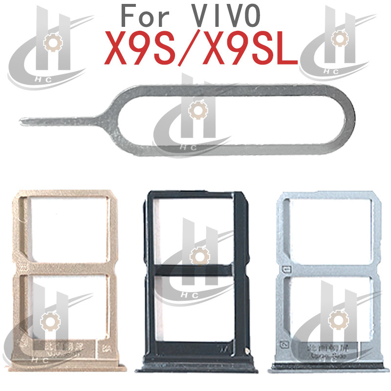 สําหรับ VIVO X9 X9I X9S X9l X9SL ซิมการ์ดถาดผู้ถือการ์ด Reader SD สล็อตอะแดปเตอร์อะไหล่