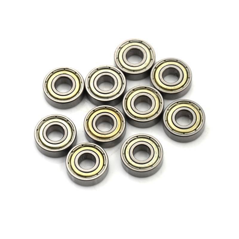 MAKY 10PCS 696ZZ Deep Groove Miniature Ball Bearing 6X15X5mm โลหะ Mini Bearing TH