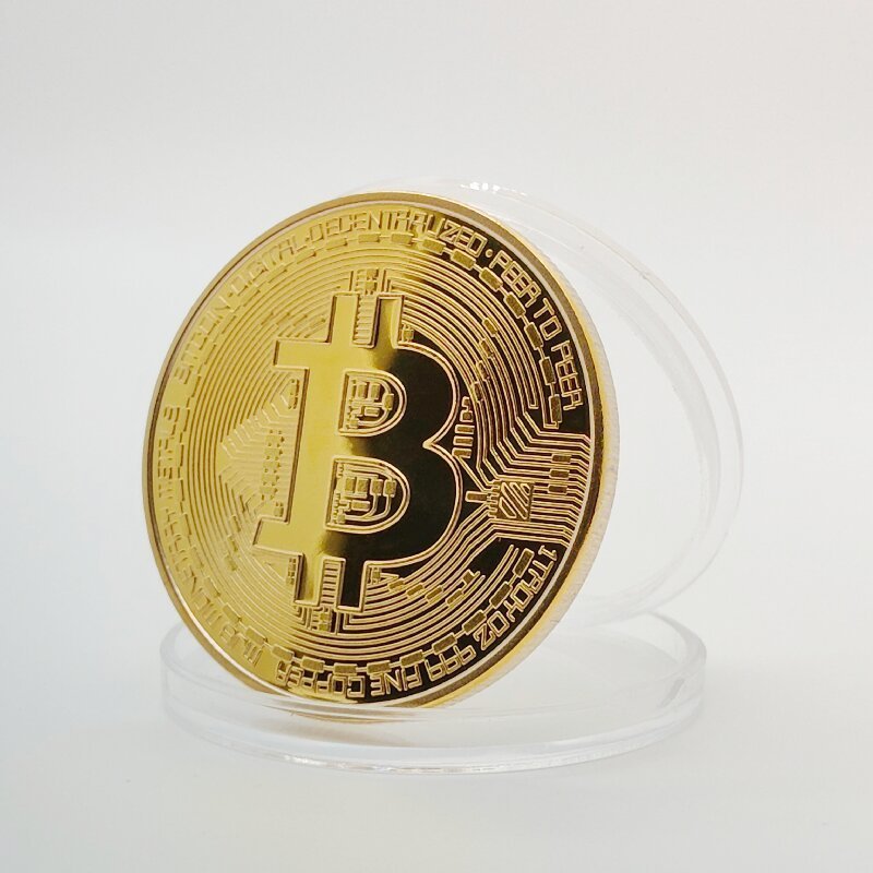 J15readystock เหรียญทองอเมริกัน Bitcoin Bitcoin เหรียญทอง Bitcoin Bitcoin เหรียญต่างประเทศ เหรียญที่