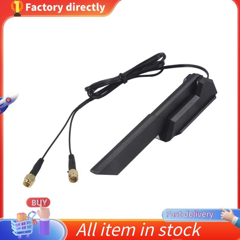 In stock-1 ชิ้น WiFi 6E เสาอากาศ 2T2R 2.4G/5G/6G พลาสติกสีดําสําหรับ B660 H670 M13H Z690 เมนบอร์ด