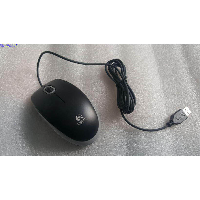 Logitech เมาส์ USB แบบมีสายของแท้ของแท้ เมาส์ Logitech USB Beyond M100 เมาส์ ราคาพิเศษ!