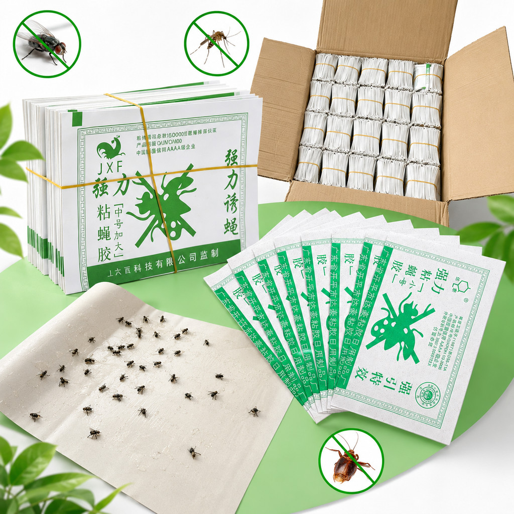 50/100pcs  กาวดักแมลงวัน มัดลละ 50/100 แผ่น สินค้าพร้อมส่งจากไทย แพ็คเกจอย่างดี