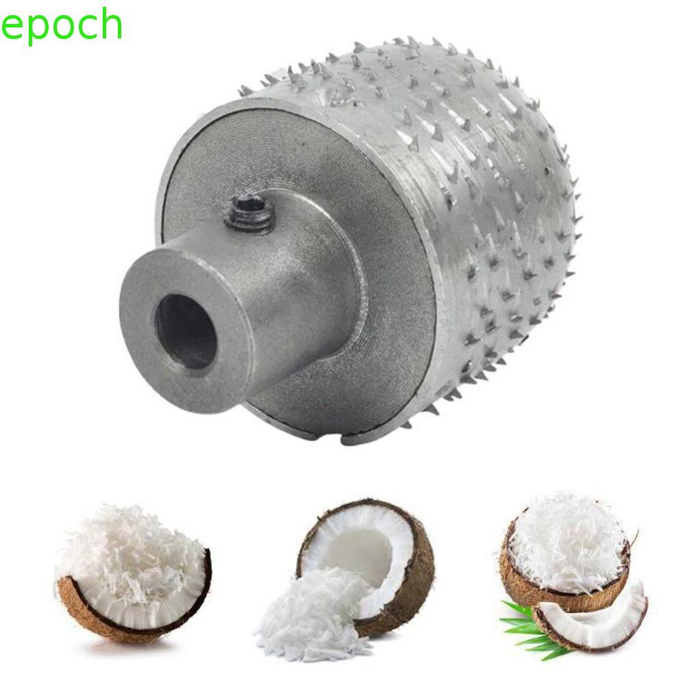 EPOCH เครื่องขูดเนื้อมะพร้าว|หัว, สแตนเลส Heavy Duty ไฟฟ้ามะพร้าวขูดหัว, สะดวก Fast ตะแกรง Sharp 12 มม.มะพร้าว Shredding เครื่องมือ Family Gatherings
