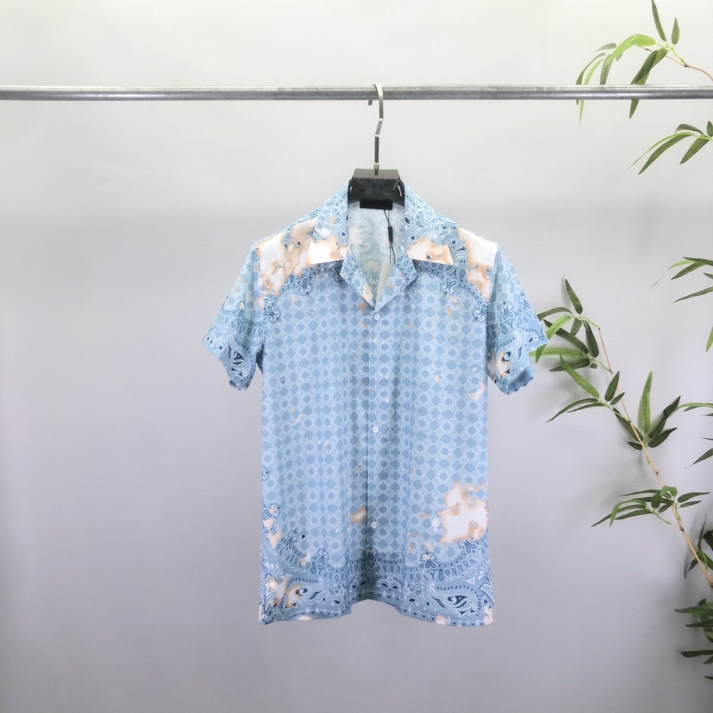 IYLW AM--I 2025 เสื้อเชิ้ตแขนสั้นแฟชั่น 3D พิมพ์ตัวอักษรสไตล์ Unisex