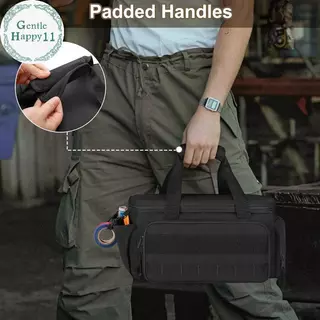 GentleHappy Heavy Duty s กระเป๋าเครื่องมือฐานลื่นอเนกประสงค์สําหรับ Handyman Carpenter ทนทานแบบพกพาเครื่องมือ TH