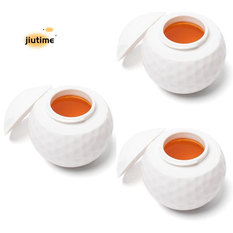 3PCS Golf Ball Shaped Shot Glass Golf Ball Shot Glass Cool Golf Ball Shot Glass ของขวัญที่สมบูรณ์แบบ