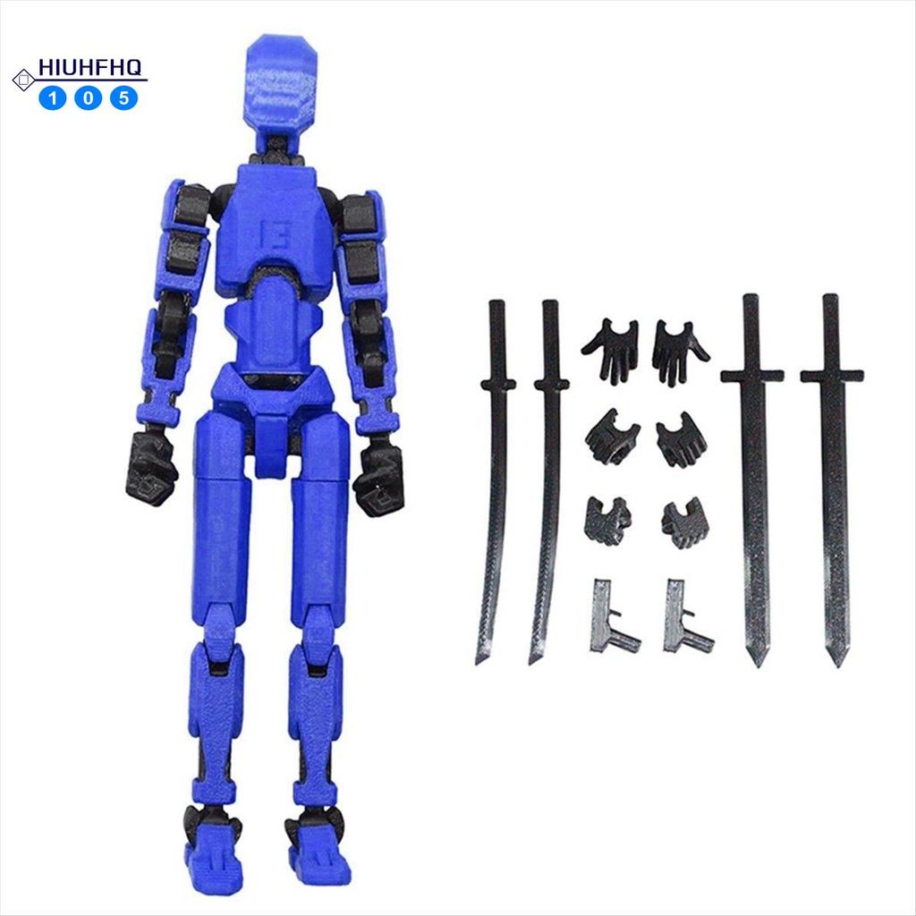 Hiuhfhq1063D พิมพ์ Multi-Jointed Movable Figure T13 Action Figure 13 Action Figure ตกแต่ง Dummy E