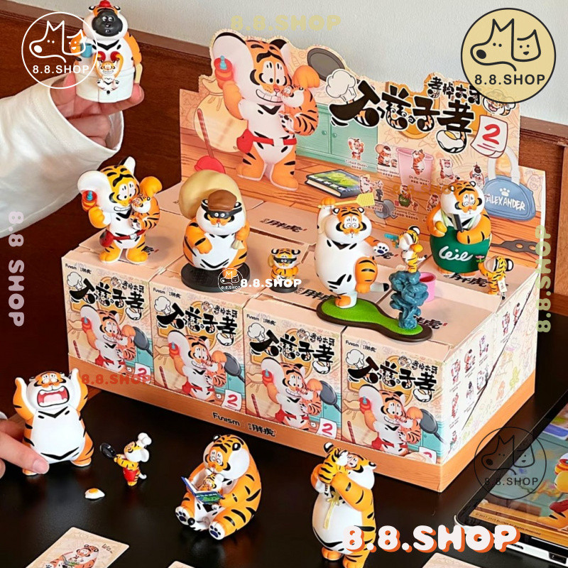 ของแท้ Im Not Fat Tiger Father Mercy Son Filial Piety 2.0 Filial Piety Drop Big Tooth Series