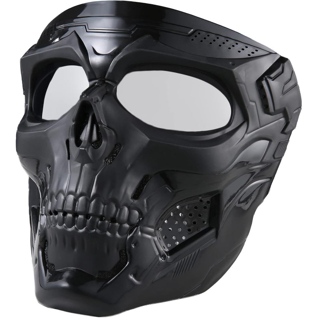 SkullMaskFullFaceMasksforCSSurvivalGameshootingCosplayภาพยนตร์PaintballฮาโลวีนScaryMasks