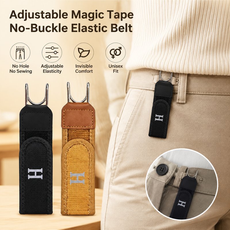 ร้านอยู่ที่ไทย สายเข็มขัด Velcro Waist Belt เข็มขัดผูกเร็ว อเนกประสงค์ เรียบง่าย ปรับขนาดได้ มีห่วง ตะขอเครื่องมือ