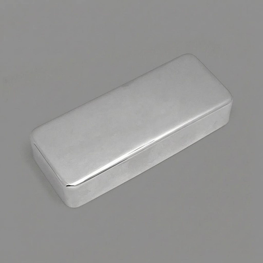 P90 Pickup Cover Pole Openings ทองเหลือง Pickup Cover Instrument Part Lustrous Finish