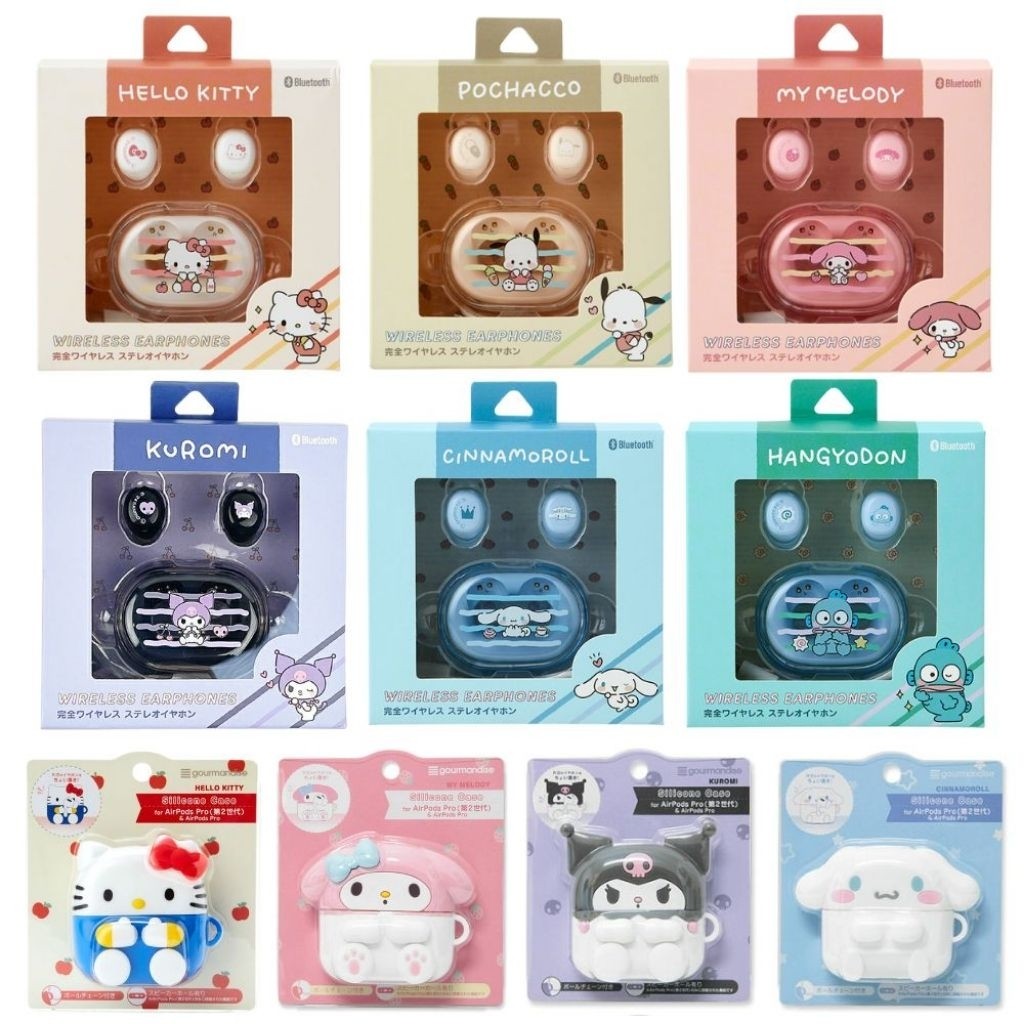 🇯🇵 ที่เก็บ Airpods Silicone  for Airpods 4 ,Airpods Pro 2 Case sanrio My Melody cinnamonroll