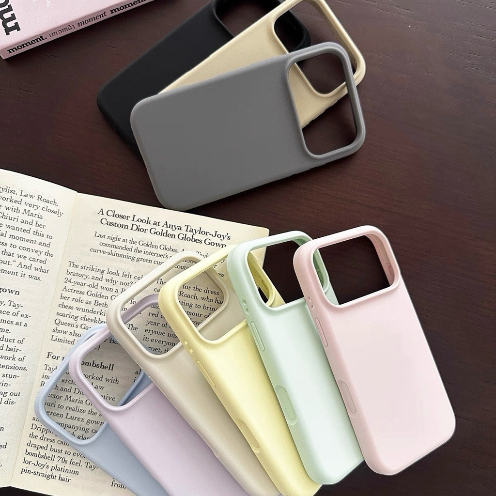 เคสกำมะหยี่ ลบรอยได้ สำหลับ iPHONE 17 iPhone 17Air iPhone 17Pro 17Promax 16 16Promax 15 15Promax พร้อมส่ง 024