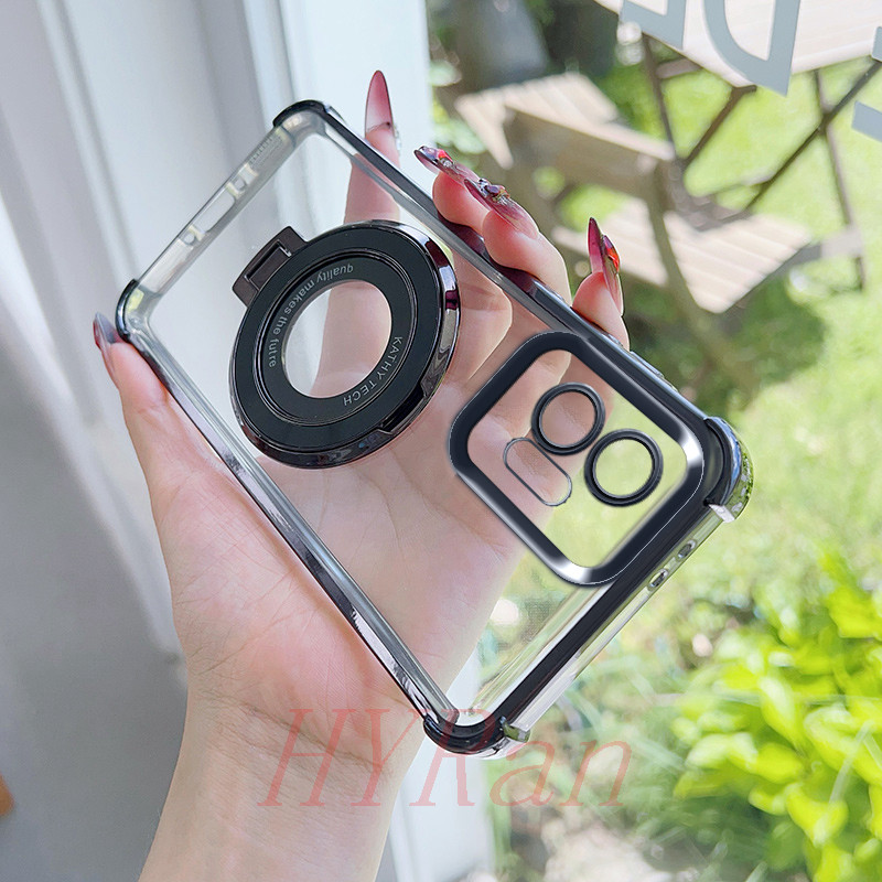 เคส Vivo Y30 5G Y55 5G เคสโทรศัพท์แบบใสป้องกันการตก CDSJ
