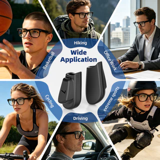 Guugei 6 ชิ้นซิลิโคน Anti-Slip ที่เกี่ยวหูแว่นตาสําหรับ RayBan Meta Wayfarer/Skyler/Headliner