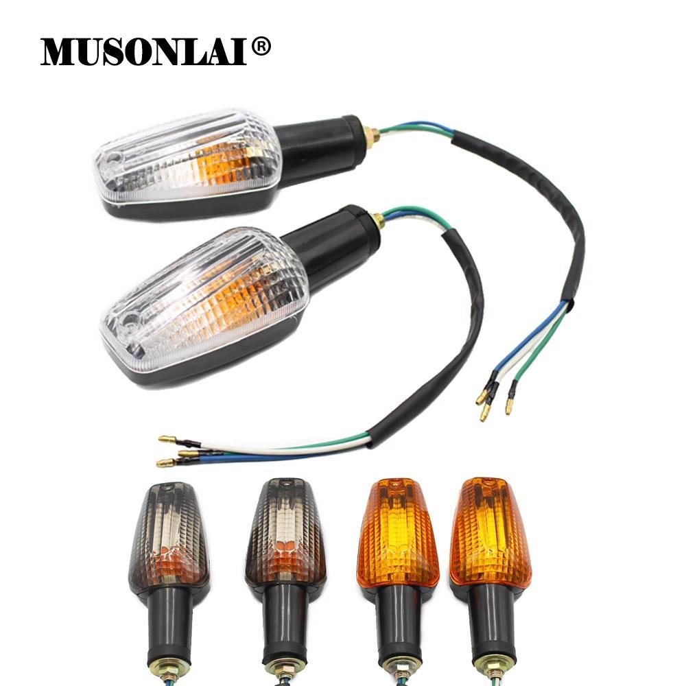 MU รถจักรยานยนต์ TURN ไฟสัญญาณด้านหน้าด้านหลังสําหรับ Honda HORNET 250 600 CB600 CB250 CB400 CB1300 