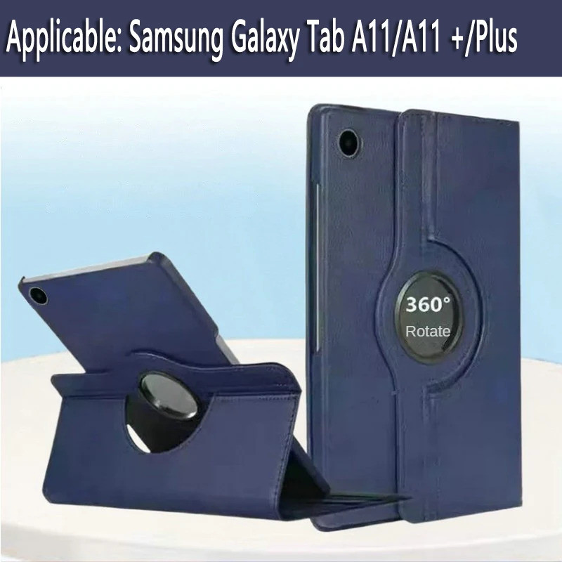 สําหรับ Samsung Galaxy Tab A11/A9 8.7/A11 Plus/A9 Plus กรณี 360 องศาหมุนสมาร์ท Coque SM-X130 X133/SM-X230 X236 ฝาครอบแท็บเล็ต