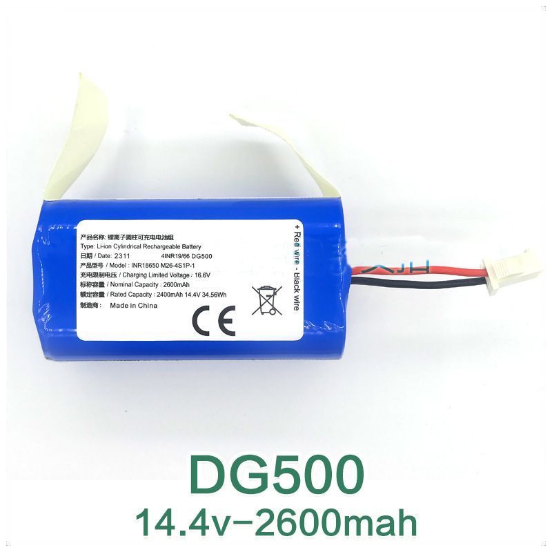เหมาะสําหรับ Cobos DG500 Sweeper แบตเตอรี่ความจุสูง 14.4V แบตเตอรี่ลิเธียม M26-4S1P-1 4 แบตเตอรี่