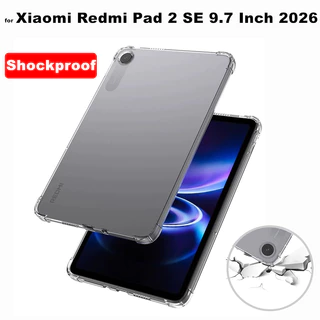 สําหรับ Xiaomi Redmi Pad 2 9.7 นิ้ว 2026 เคส โปร่งใส ซิลิโคนนุ่ม TPU ป้องกันกันกระแทก For Redmi Pad2 9.7 inch 002