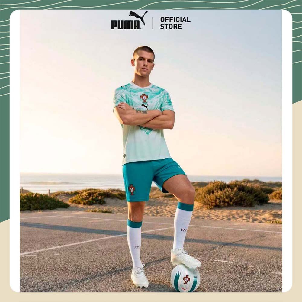 PUMA Football กางเกงฟุตบอล Portugal 2026 สำหรับผู้ชาย สีเขียว - 78329905
