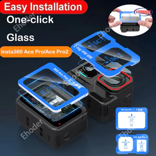 1-3 ชิ้นติดตั้งง่ายป้องกันหน้าจอสําหรับ Insta360 Ace Pro 2 Pro2 กระจกนิรภัยสําหรับ insta360AcePro2 Acepro ฟิล์มป้องกันสําหรับ Insta 360 Ace อุปกรณ์เสริมกล้อง