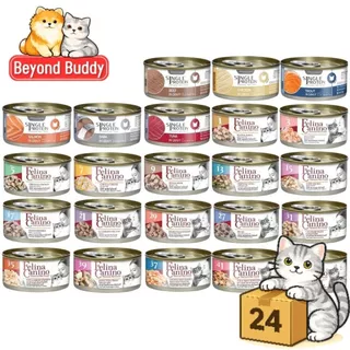 ( ยกลัง 24 กระป๋อง ) Felina Canino Single Protein อาหารเปียกแมว เนื้อเน้นๆ ไม่เติมเกลือ