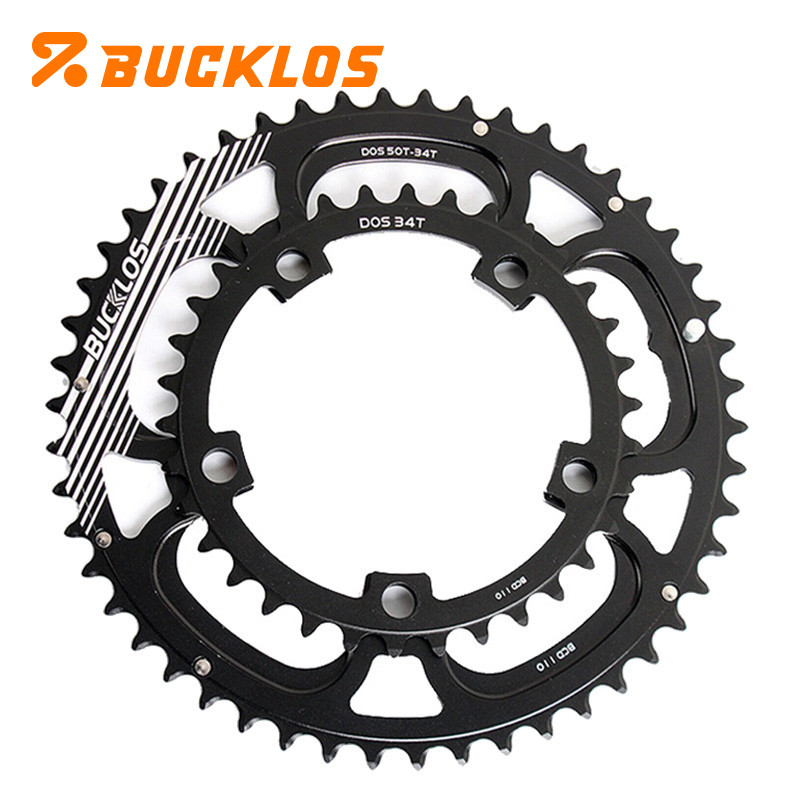 BUCKLOS Road Bike Chainring 110BCD Chainwheel 50 34T 52 36T 53 39T จักรยาน 11 ความเร็ว Chainring Crankset ล้อโซ่สําหรับ SHIMANO