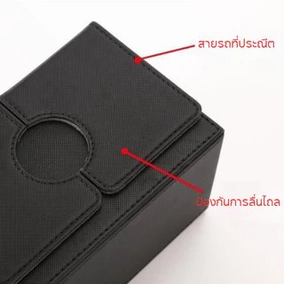 กล่องใส่การ์ดแม่เหล็กหนัง PU พรีเมียม จุการ์ดได้ 100+ ใบ มี2ช่อง ใส่การ์ดและลูกเต๋า เหมาะสะสมการ์ด TCG MTG Pokemon
