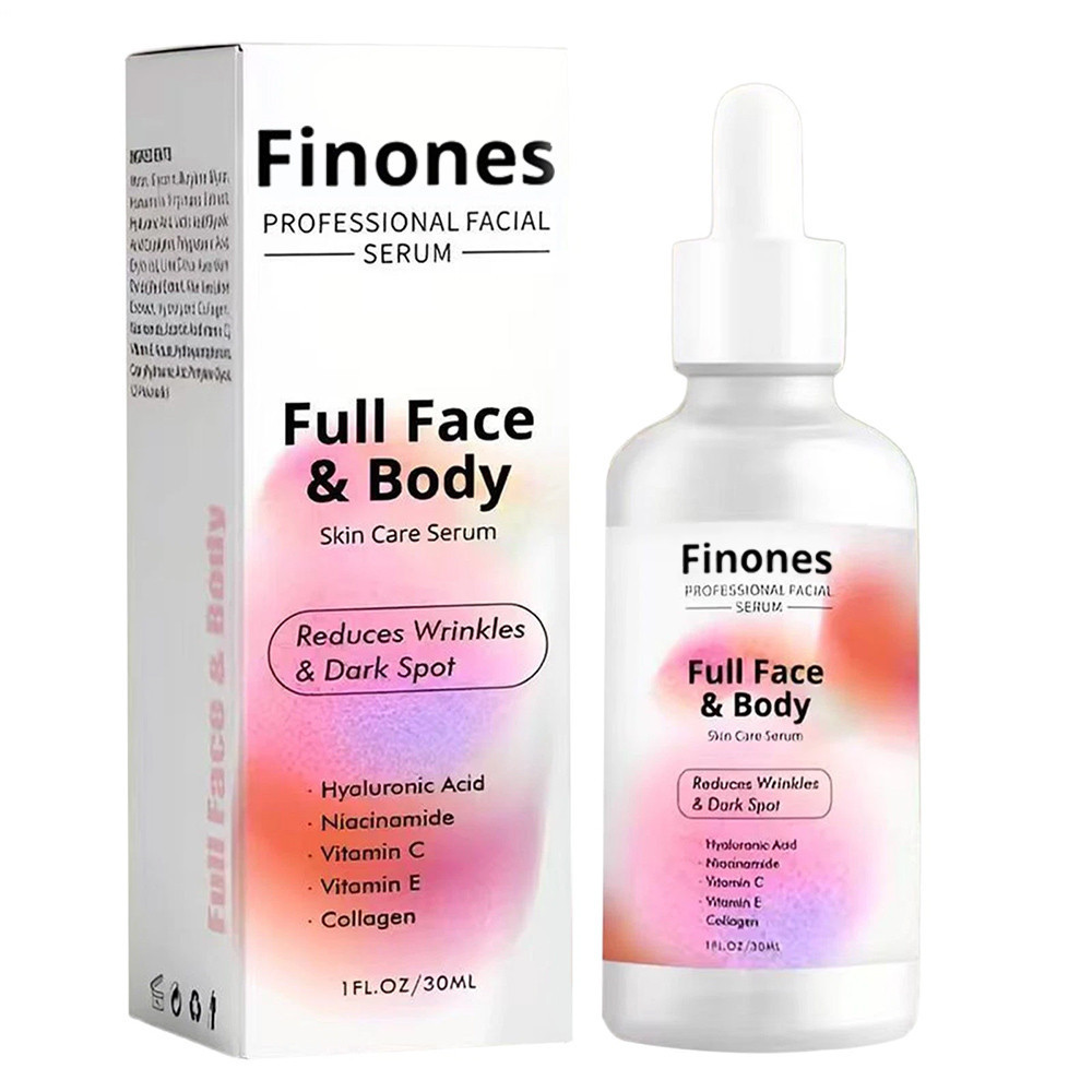 FinonesFullFace&BodySerum30ml,ต่อต้านริ้วรอย&DarkSpotCorrectorwithNiacinamide DIK9
